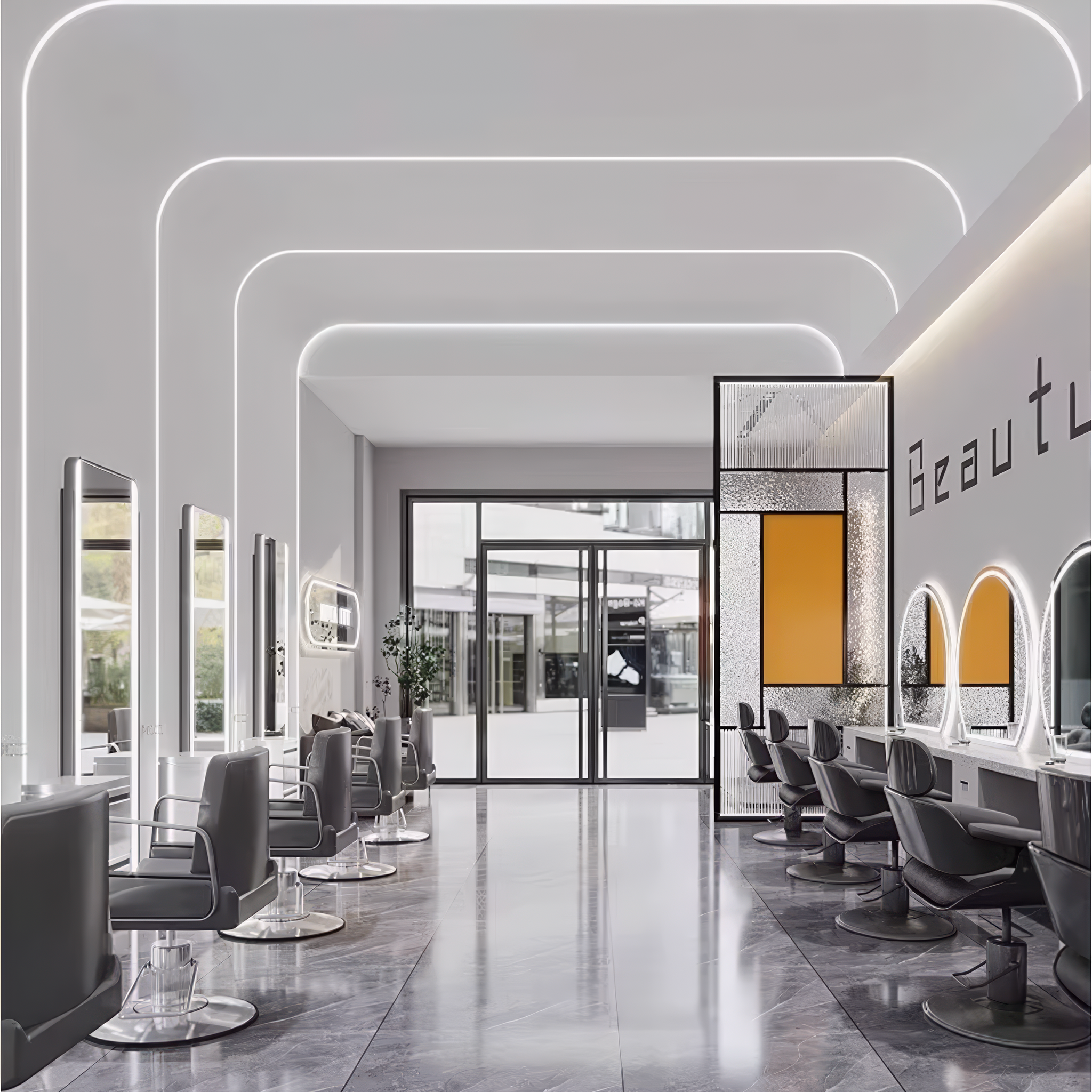 Profil Banda LED Flexibil Incastrat sub Tencuiala 2M