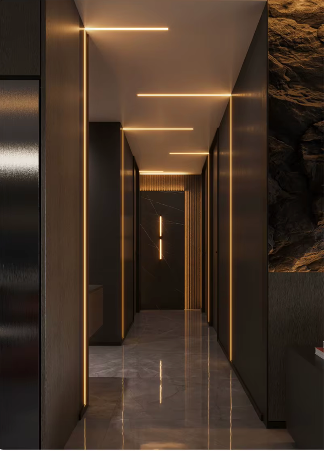 Profil Aluminiu pentru Banda LED Incastrabil sub Tencuiala 2M