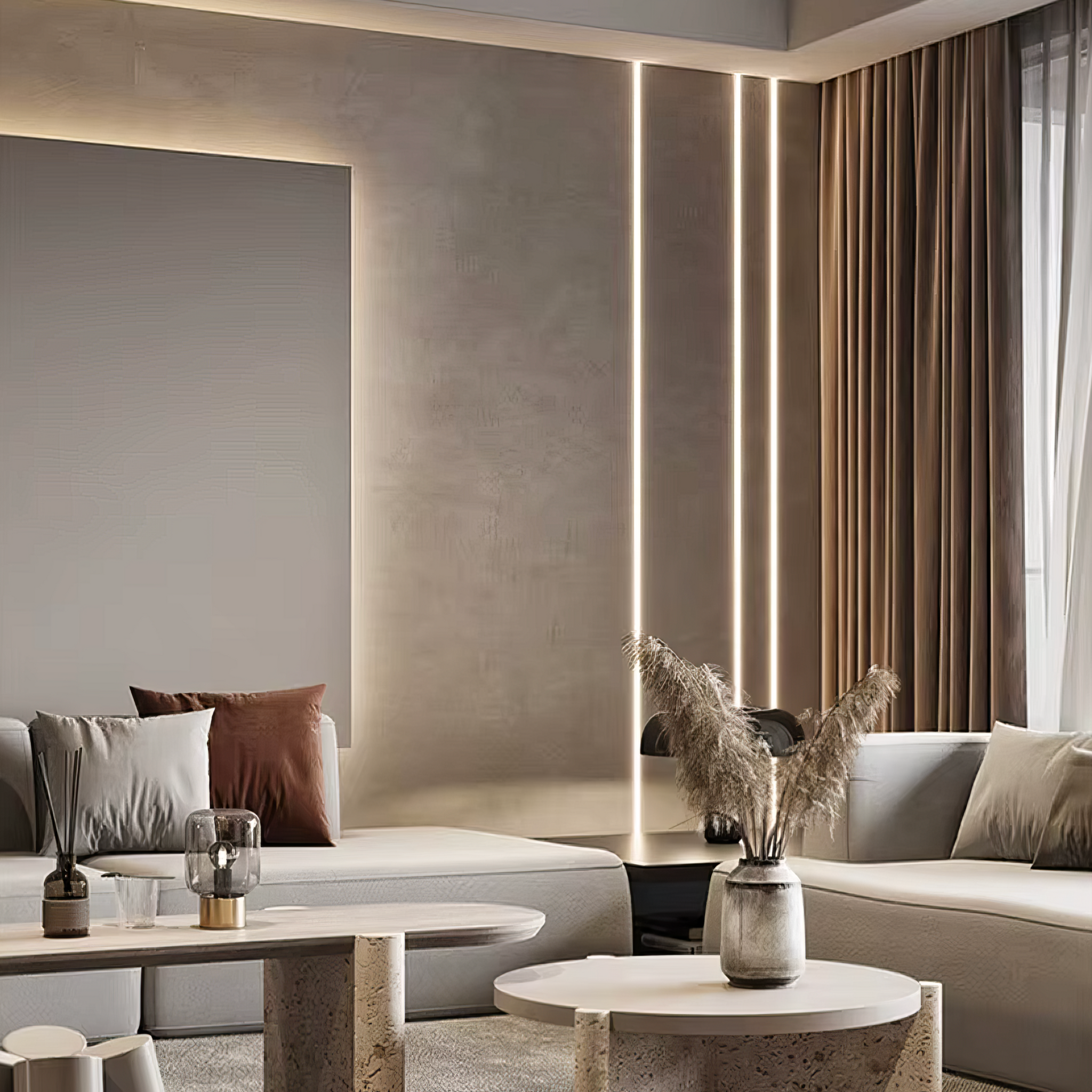 Profil Banda LED Incastrabil Negru Plat XL cu Dispersor Alb Mat 2M