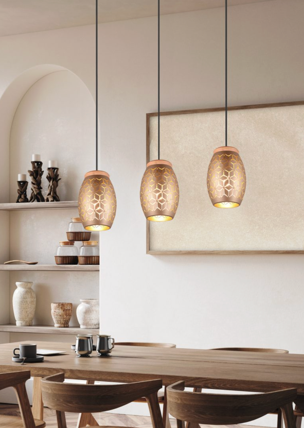 Lustra Suspendata 3xE27 Bidar