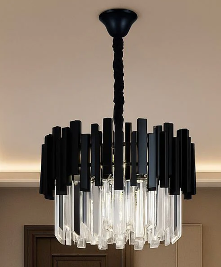 Candelabru Cristal BLACK WIDOW Ø40CM