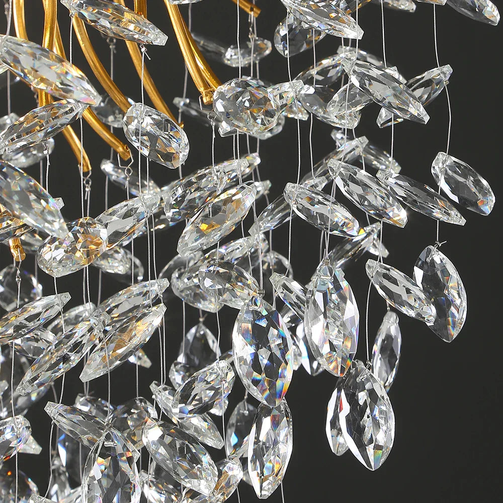 Candelabru Cristal LUXURY 120x45cm Golden Klara