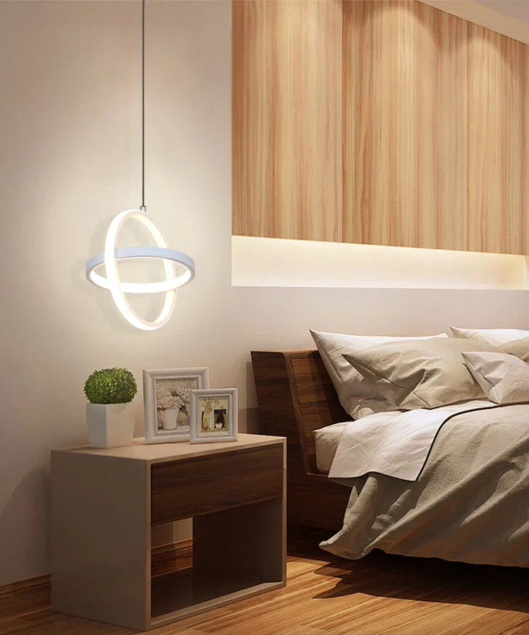 Lustra LED Suspendata INFINITY RINGS Echivalent 200W