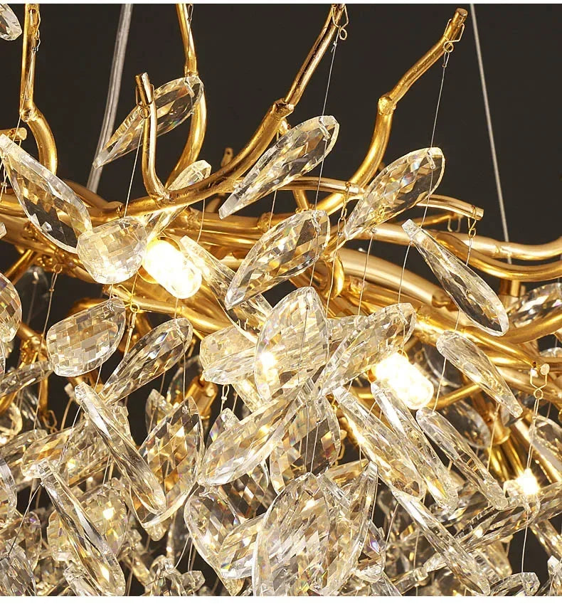 Candelabru Cristal LUXURY Golden Klara