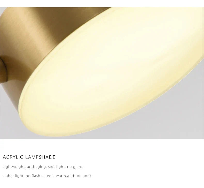 Lustra LED Suspendata Nordic Style Gold Echivalent 200W Telecomanda
