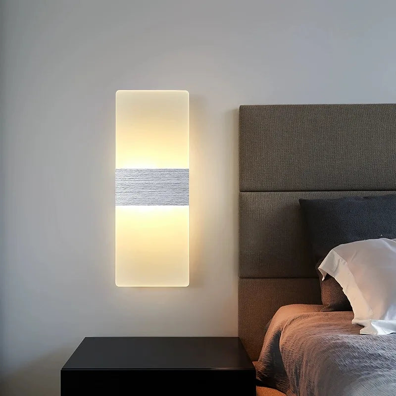 Aplica LED Perete 12W SUBLIME Square SILVER