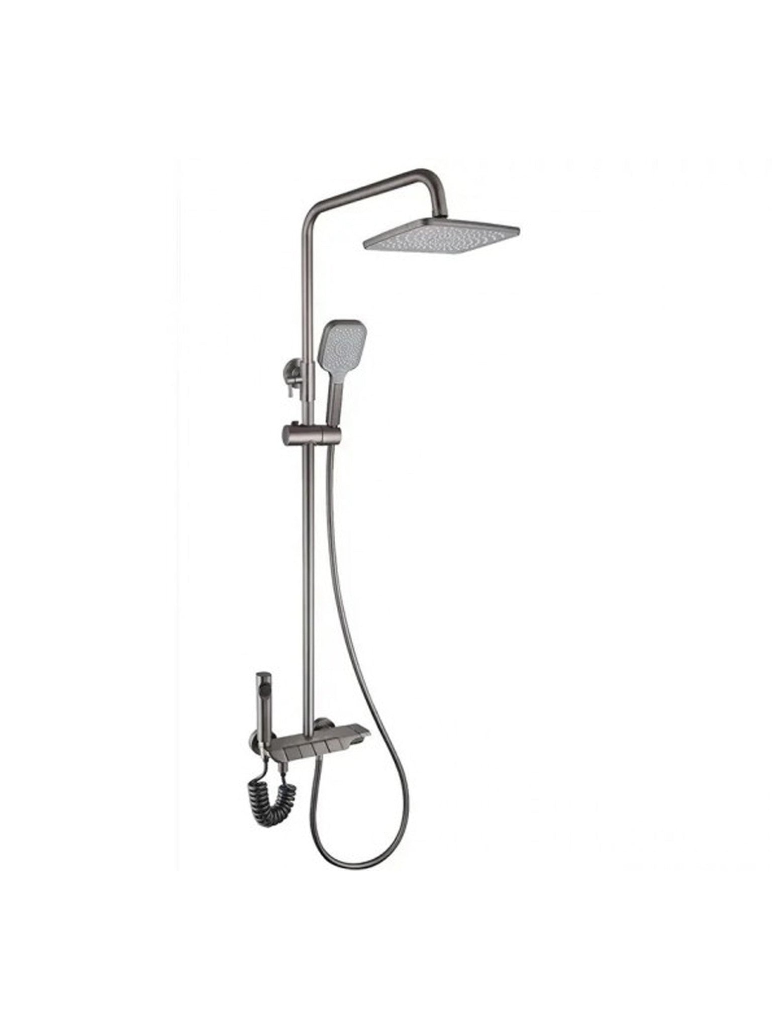 Coloana de Dus 1803 Gri Design Modern cu Cap Tip Ploaie