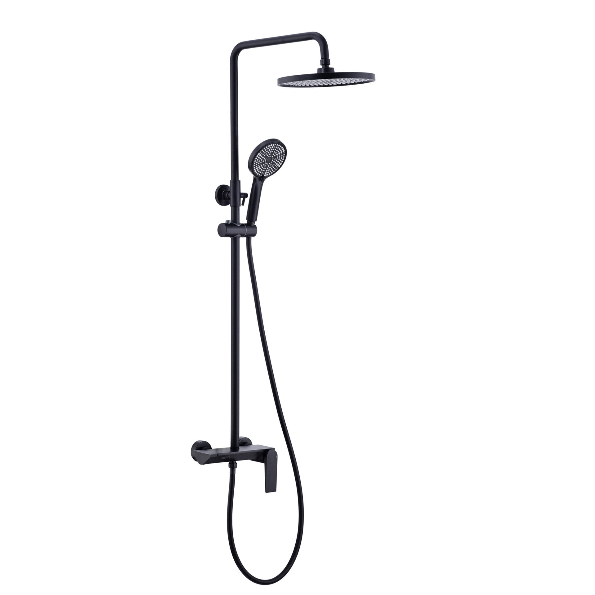 Coloana de Dus Negru Mat 5032-1 3 Functii Alama si Inox