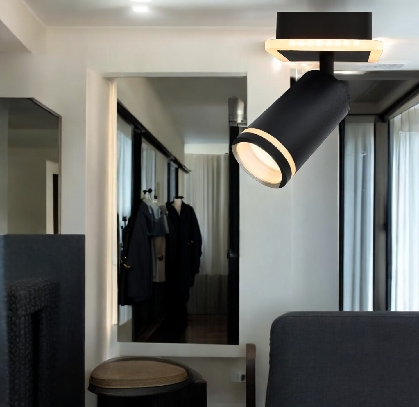 Spot LED Reglabil 24W NOIR GLOW Echivalent 200W