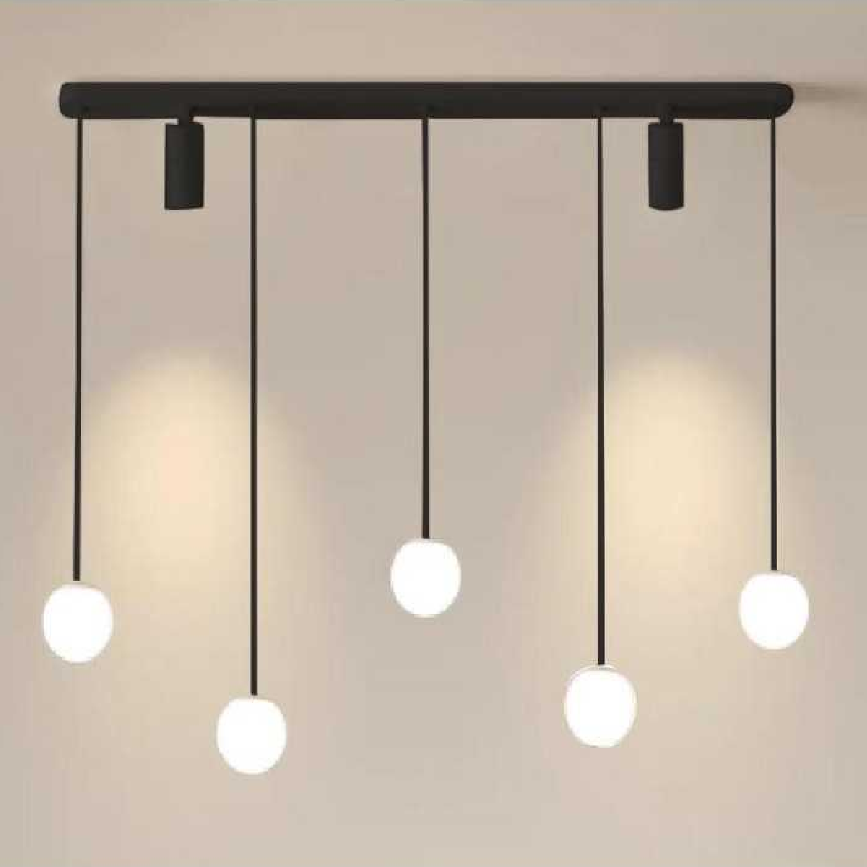 Lustra LED Suspendata Abajur 56W Echivalent 220W Telecomanda