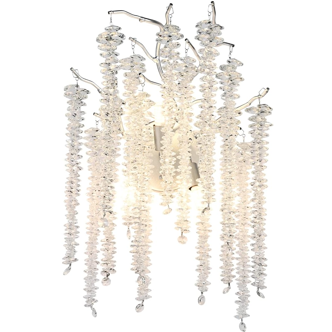 Aplica Cristal Silver Luxury Willow
