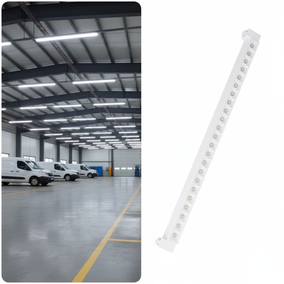 Spot LED Sina Magazin Liniar 8W 25cm Alb