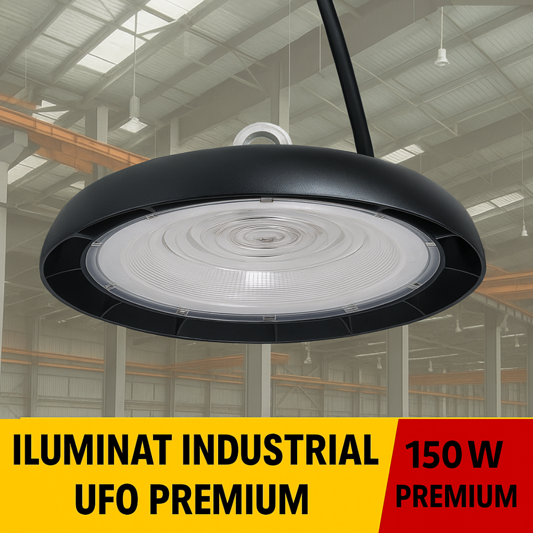 Lampa LED 150w Iluminat Industrial UFO Glori Premium 120Lm/w