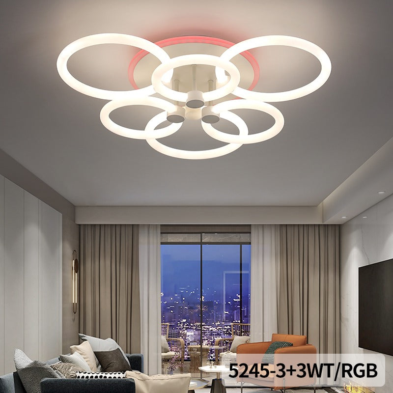 Lustra LED 172W CIRCLE OZN 3+3 RGB SMART Telecomanda