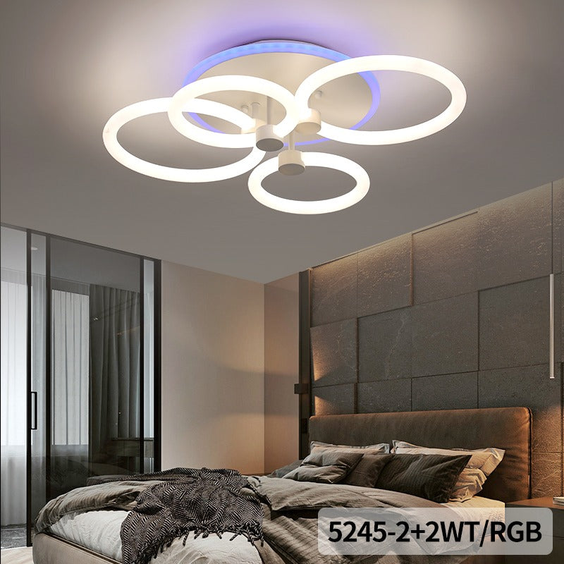 Lustra LED 140W CIRCLE 2+2 RGB SMART Telecomanda
