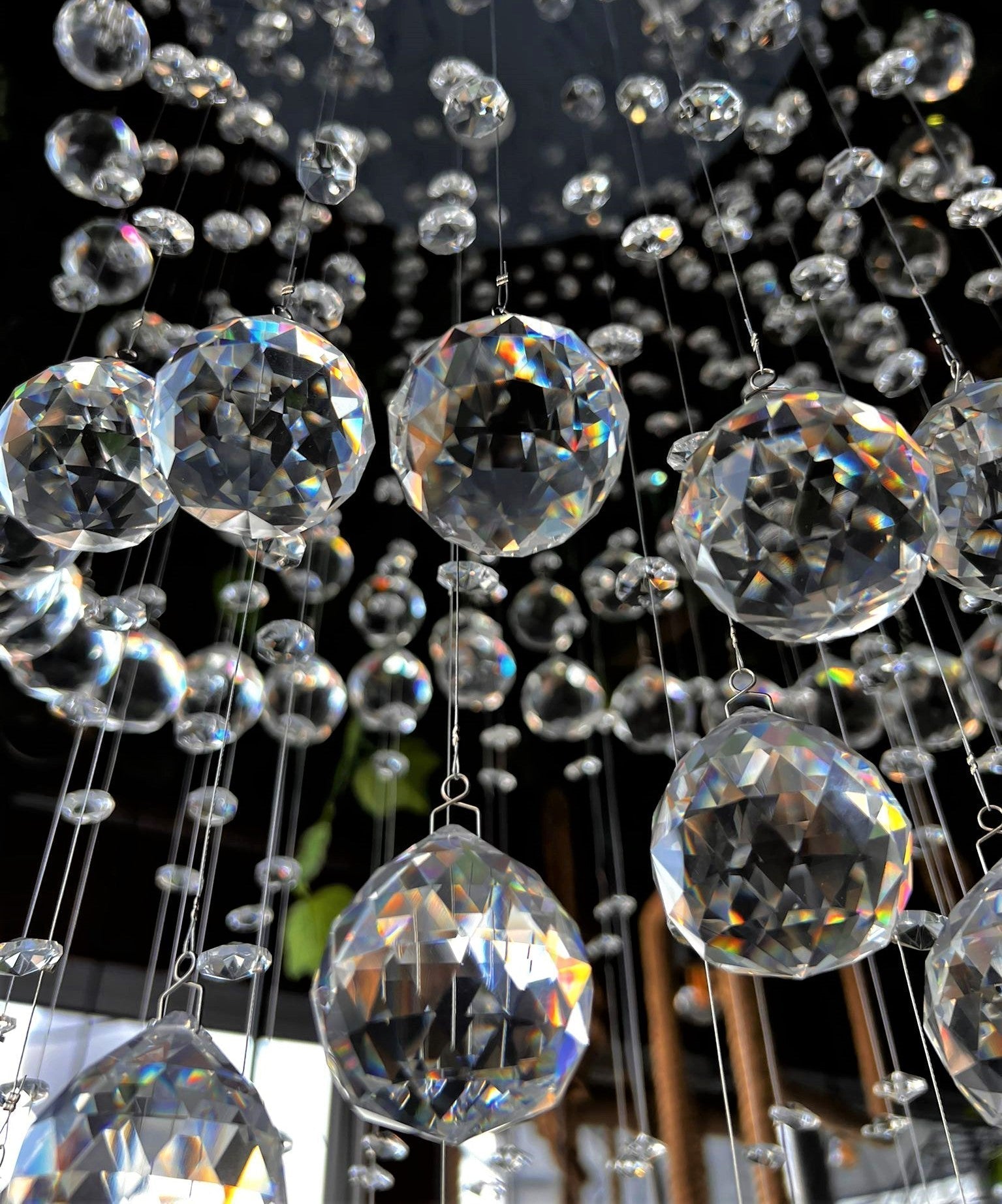 Candelabru Cristal LUXURY VORTEX 120cm