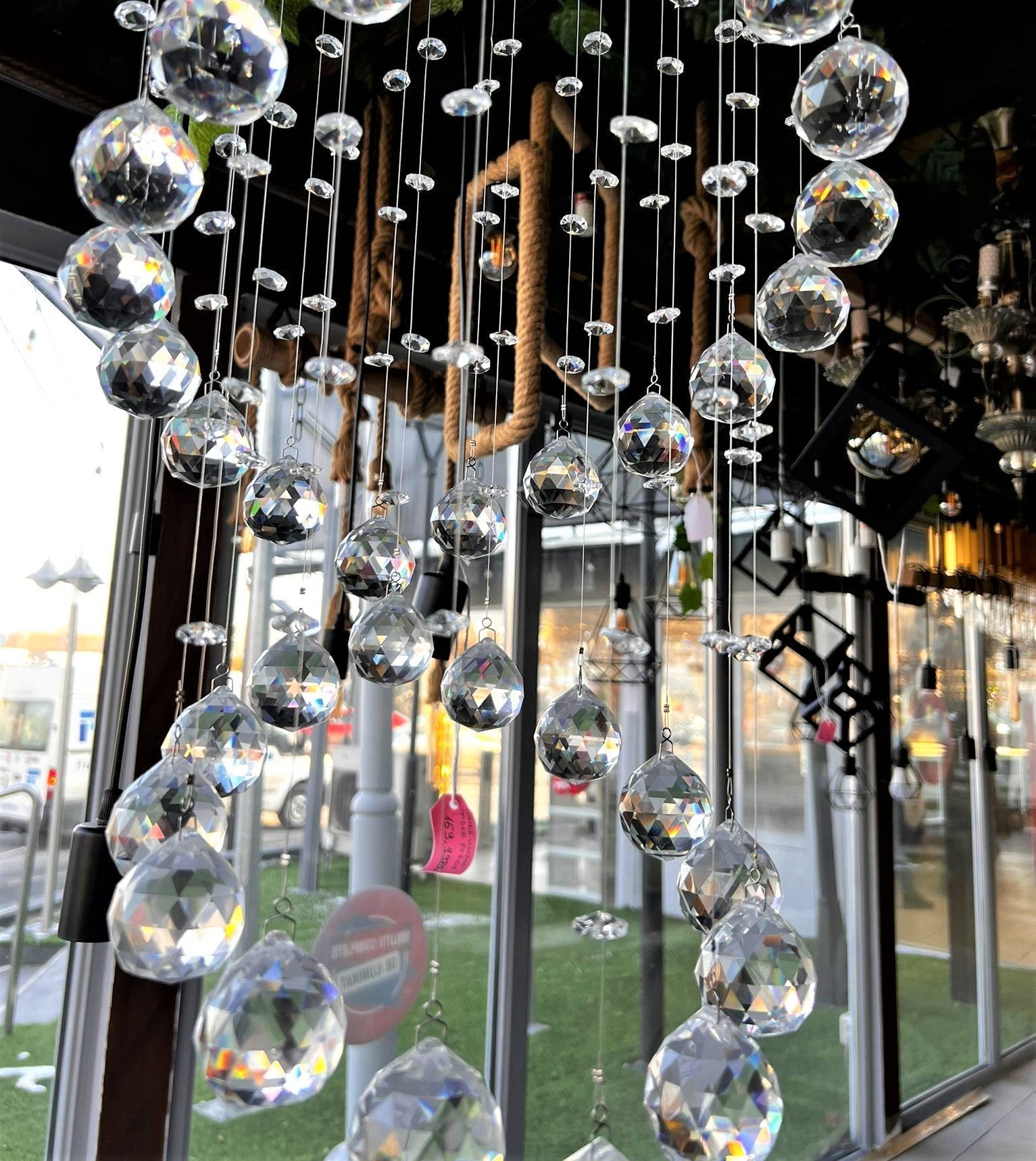 Candelabru Cristal LUXURY VORTEX 120cm