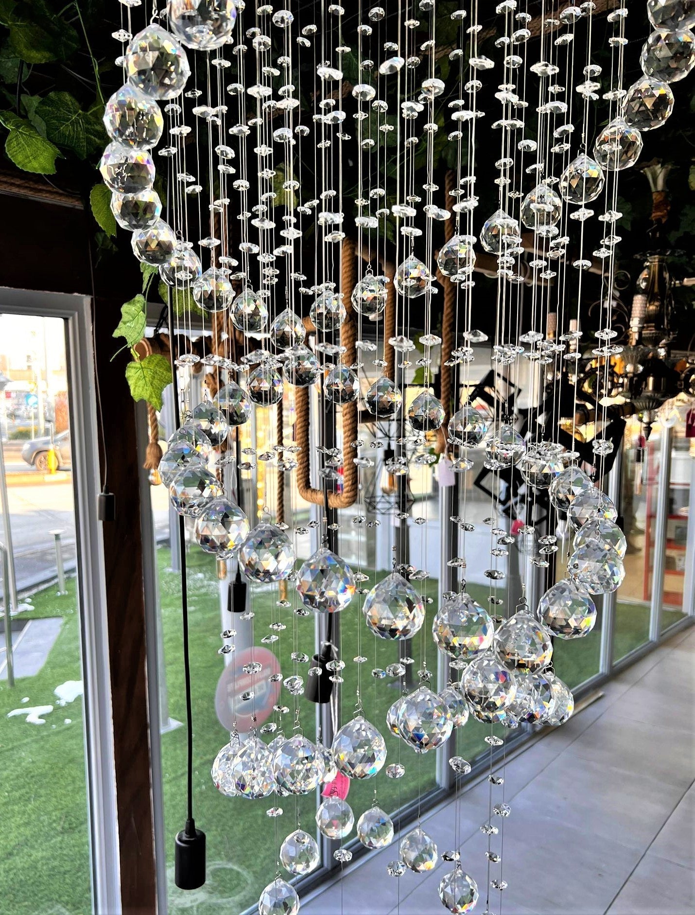 Candelabru Cristal LUXURY VORTEX 120cm