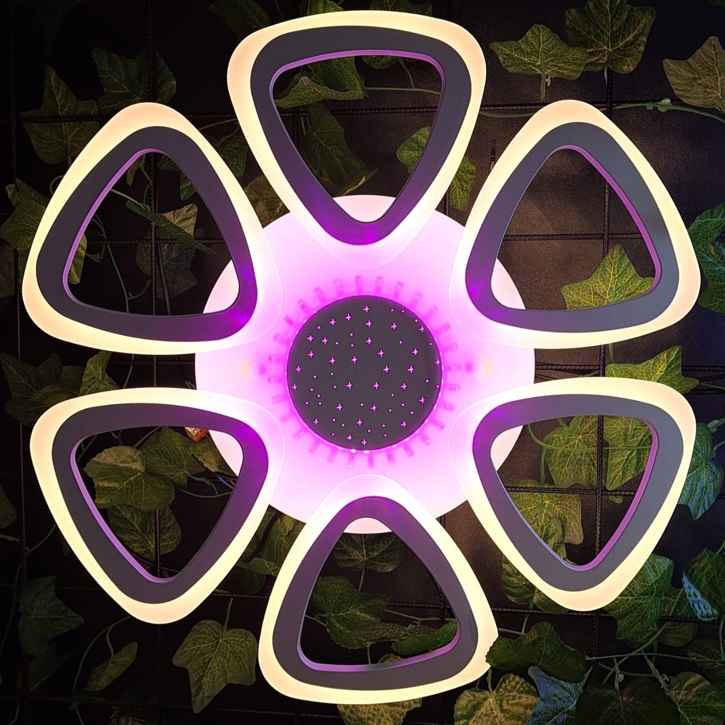 Lustra LED 120W Storm RGB Telecomanda Echivalent 500W