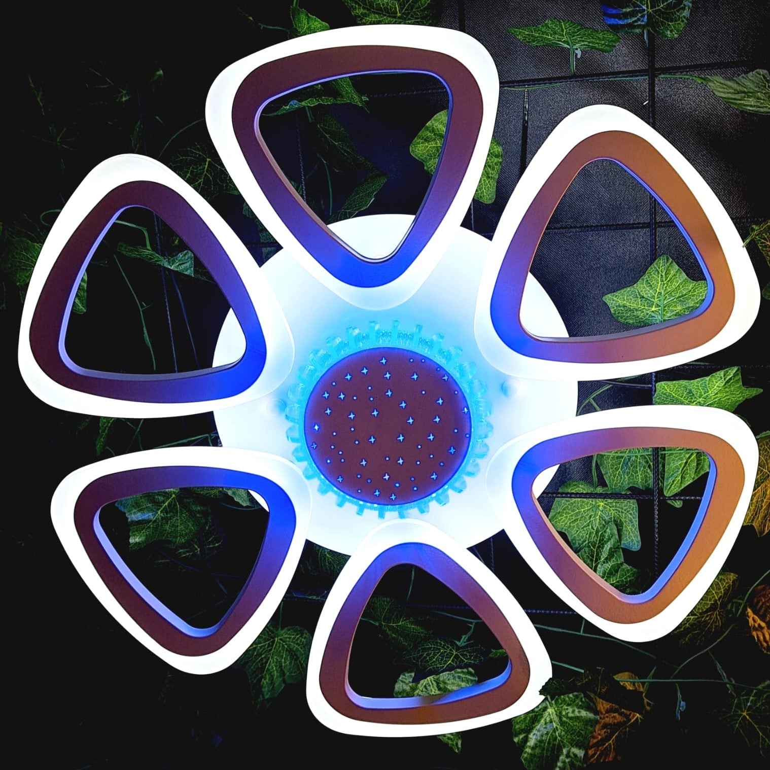 Lustra LED 120W Storm RGB Telecomanda Echivalent 500W