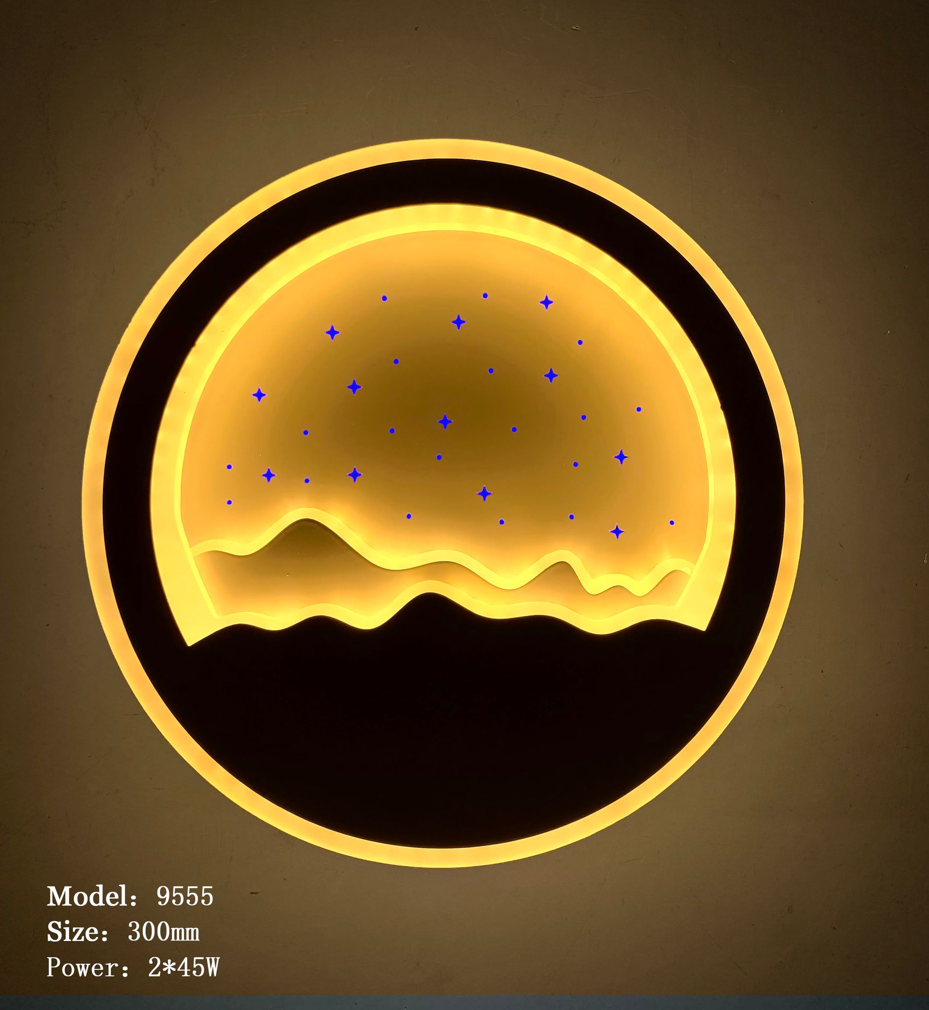Lustra LED 90W Mountains Echivalent 300W