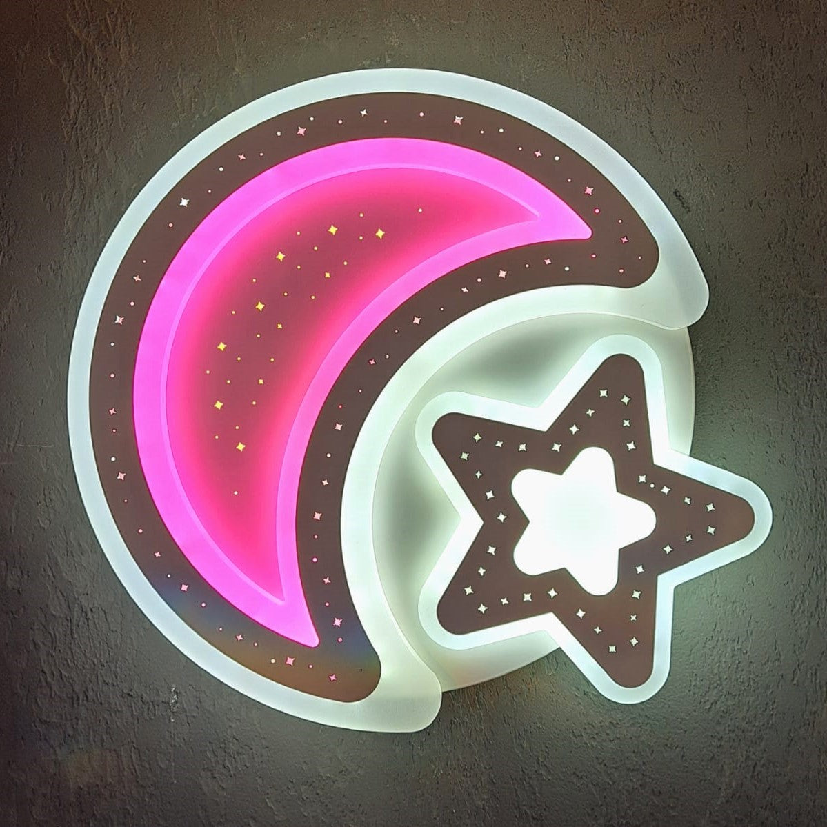 Aplica LED 100W MOON RGB Echivalent 300W