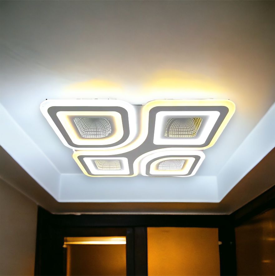 Lustra LED MIRROR MOLLY Echivalent 600W Telecomanda