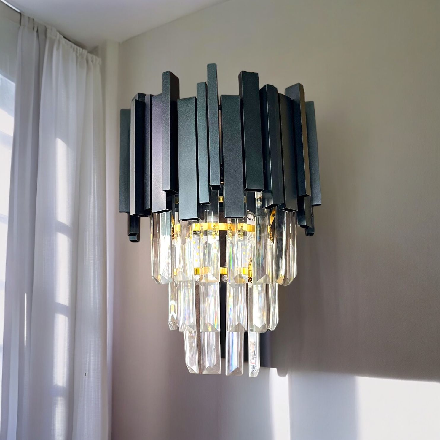 Aplica Perete Cristal BLACK WIDOW