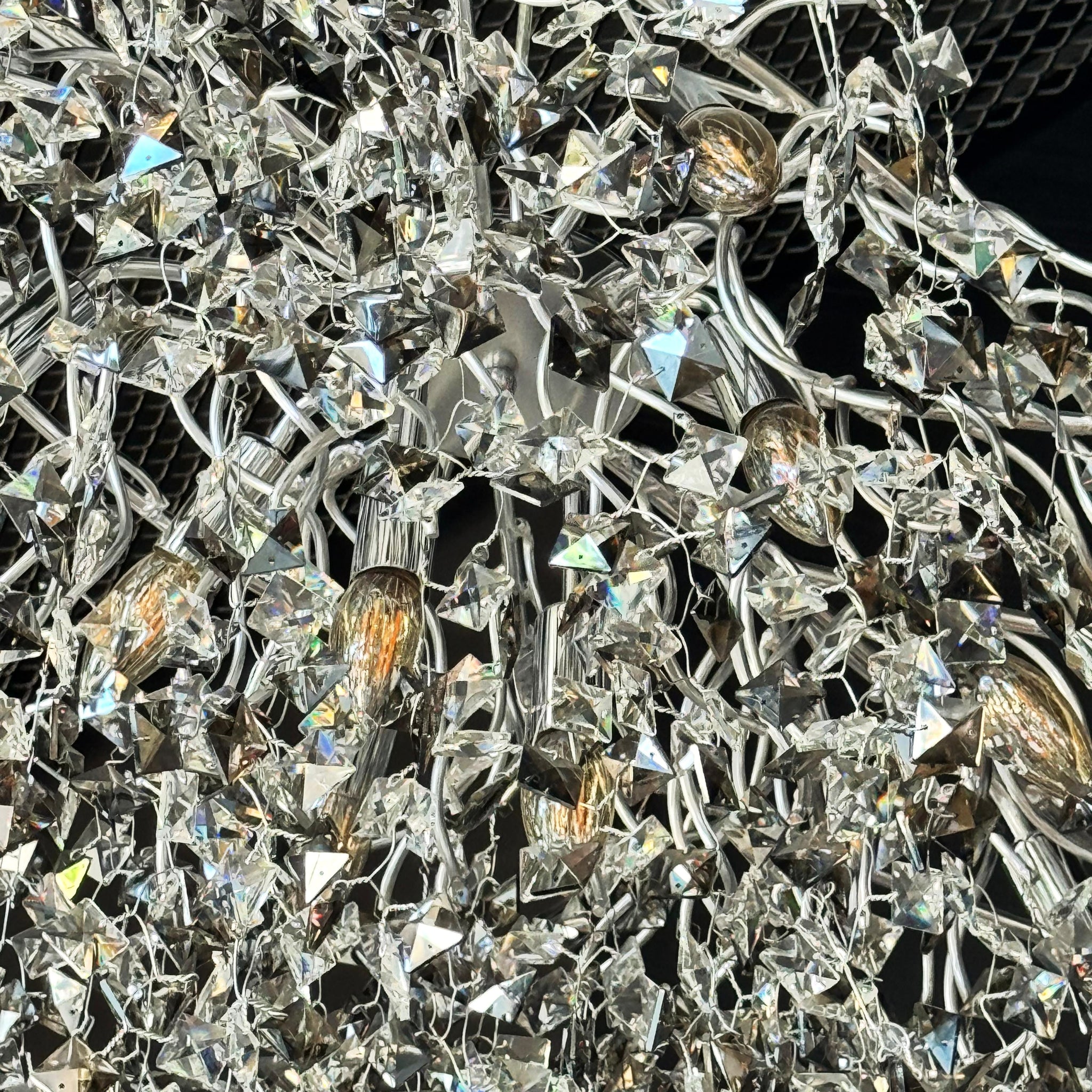 Candelabru Cristal LUXURY Silver SOFT 80cm