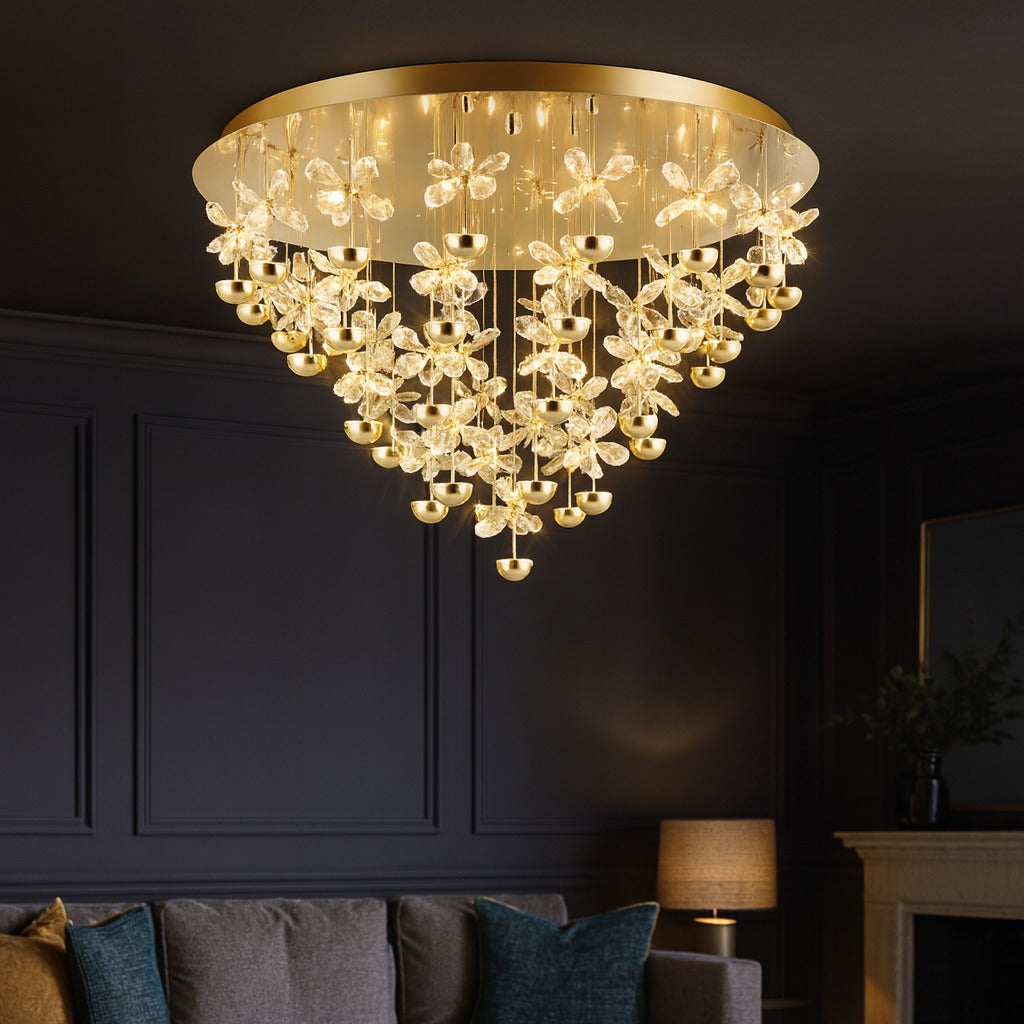 Lustra Aplicata Crystal PIANOPOLI 3 Gold Echivalent 800W