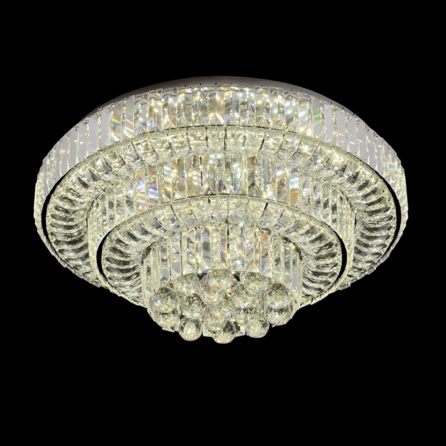 Lustra LED Klyra CRISTAL Echivalent 500W Telecomanda