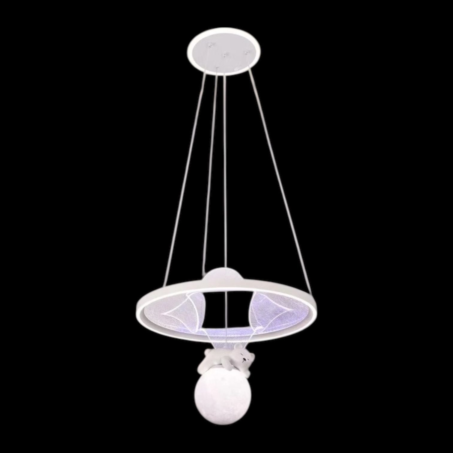 Lustra LED KIDS Suspendata Teddy Bear Echivalent 650W Telecomanda