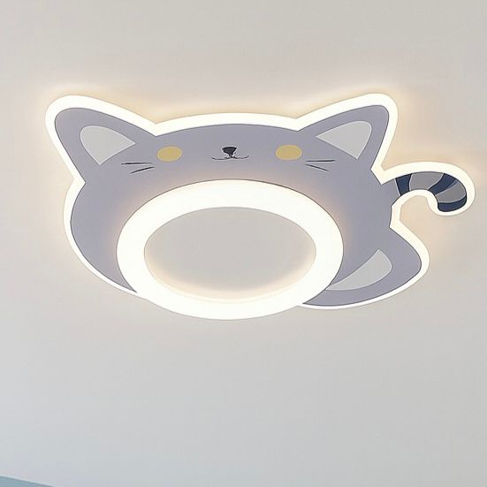 Lustra LED Kids Kitty Echivalent 360W Telecomanda