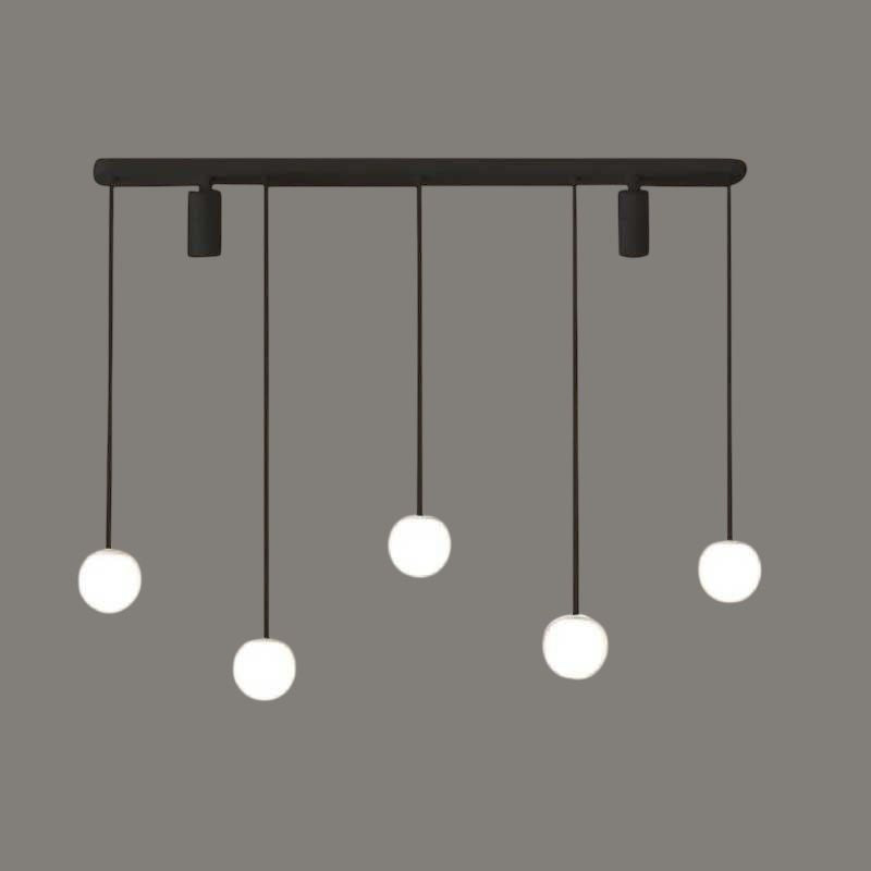 Lustra LED Suspendata Abajur 56W Echivalent 220W Telecomanda