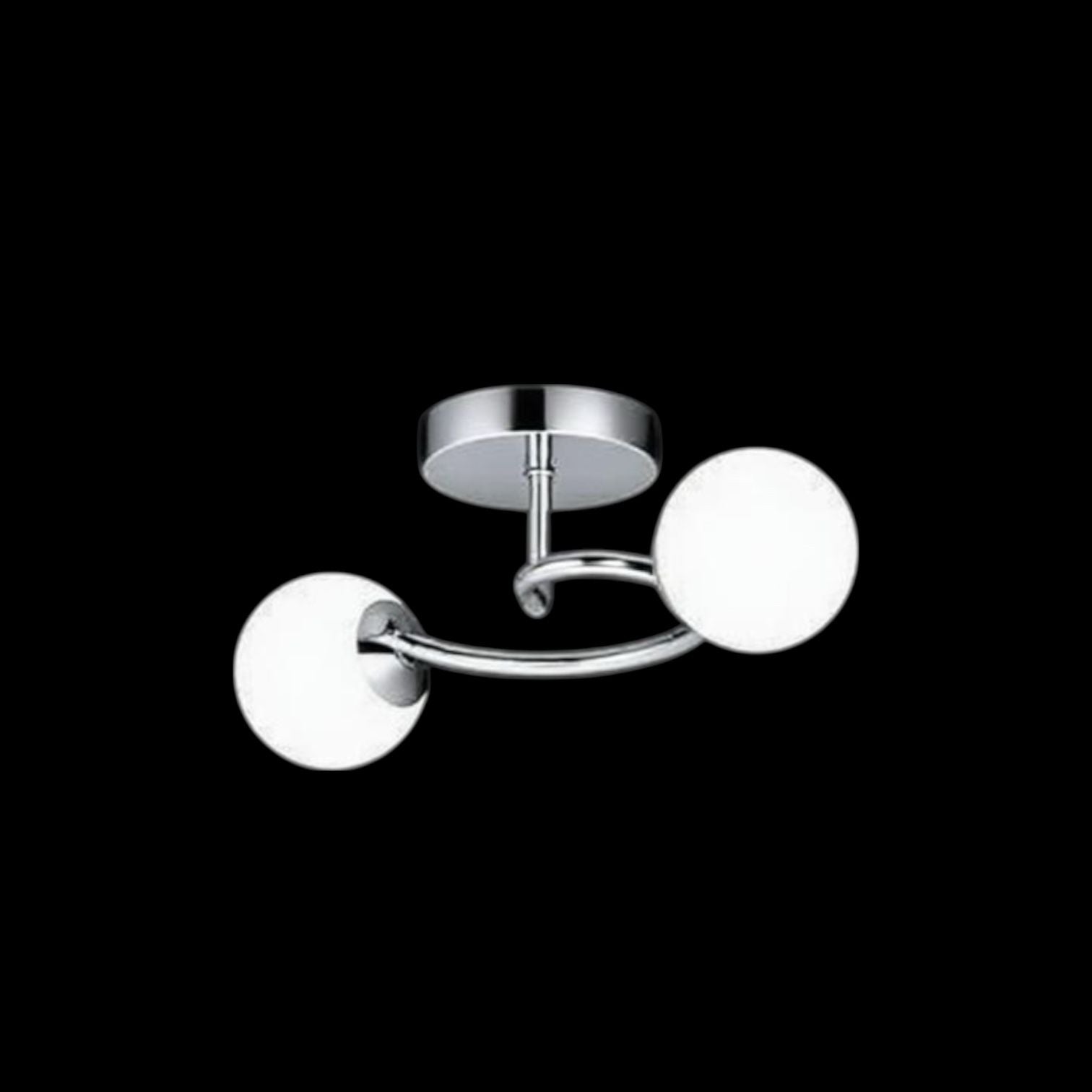 Lustra Abajur 2xE27 Chrome Elegance CHROME / ABAJUR Chandeliers