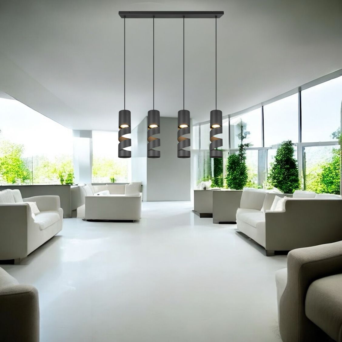 Lustra STREAM Black 4XGU10