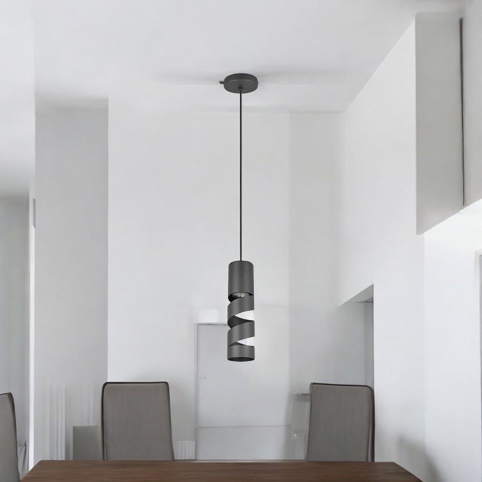 Pendul LED STREAM Black 1xGU10