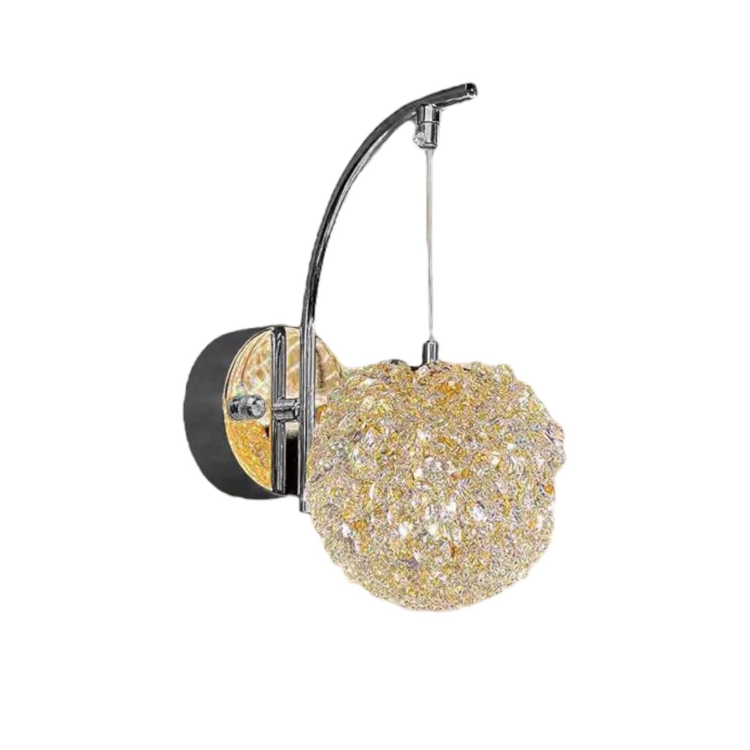 Aplica LED MEZO Silver Cristal CHROME / CRISTAL Wall Light Fixtures