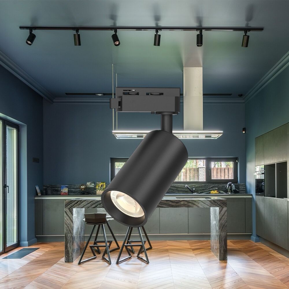 Spot LED Magazin Sina Black Fasung GU10