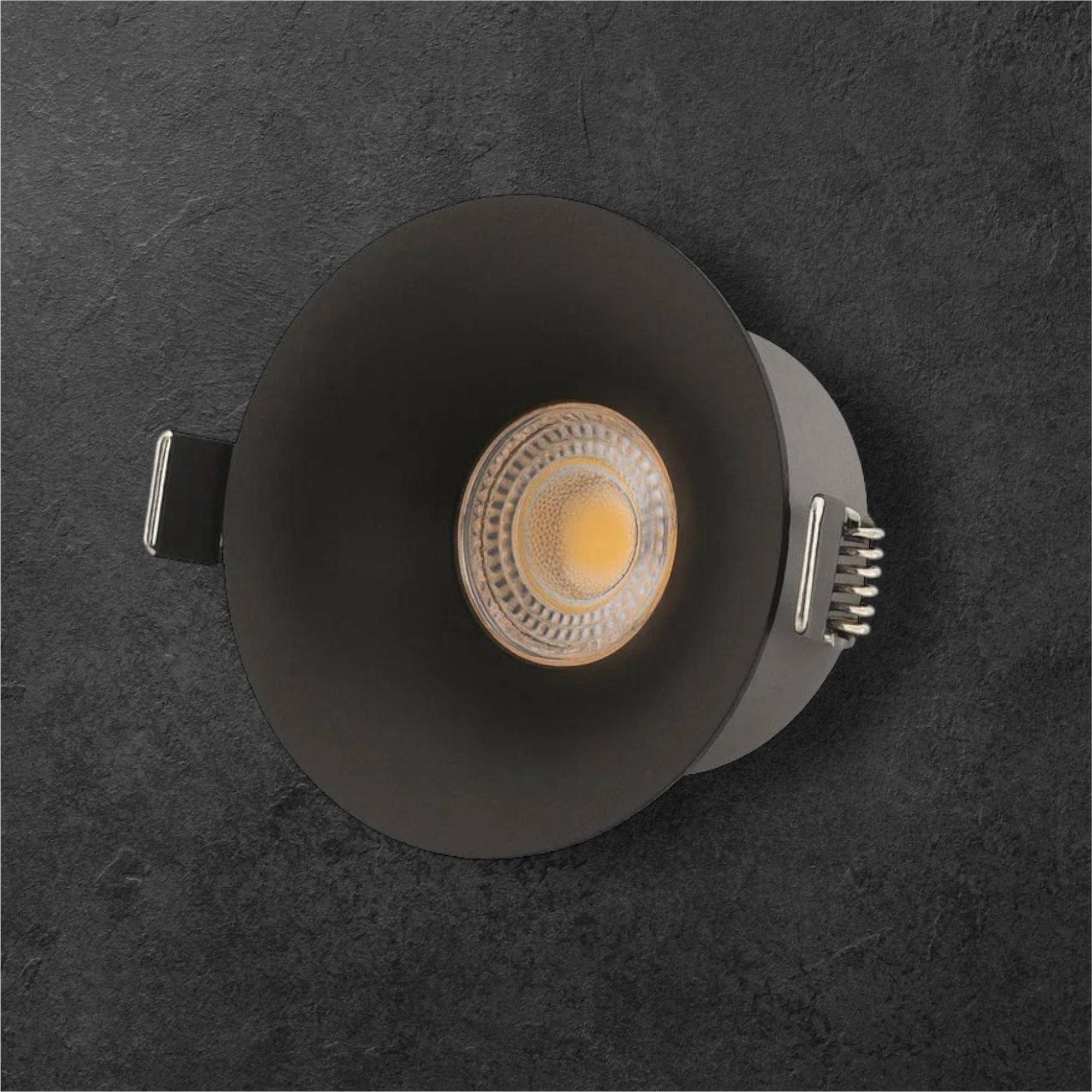 Spot COB LED 18W Rotund Negru / ⌀95mm / Incastrabil / Lumina Neutra