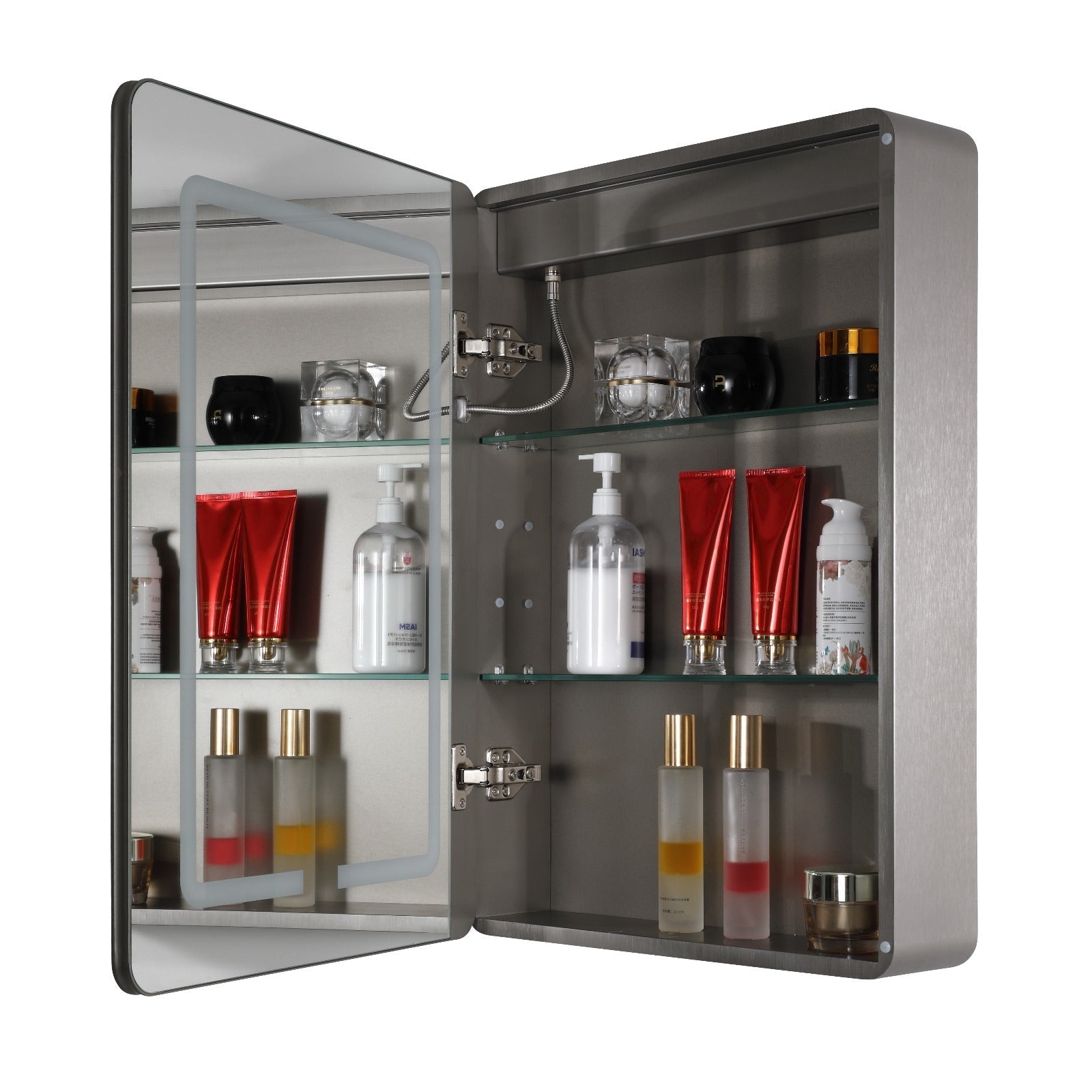 Dulap Baie Cu Oglinda LED Touch si Dezaburire 50x70cm