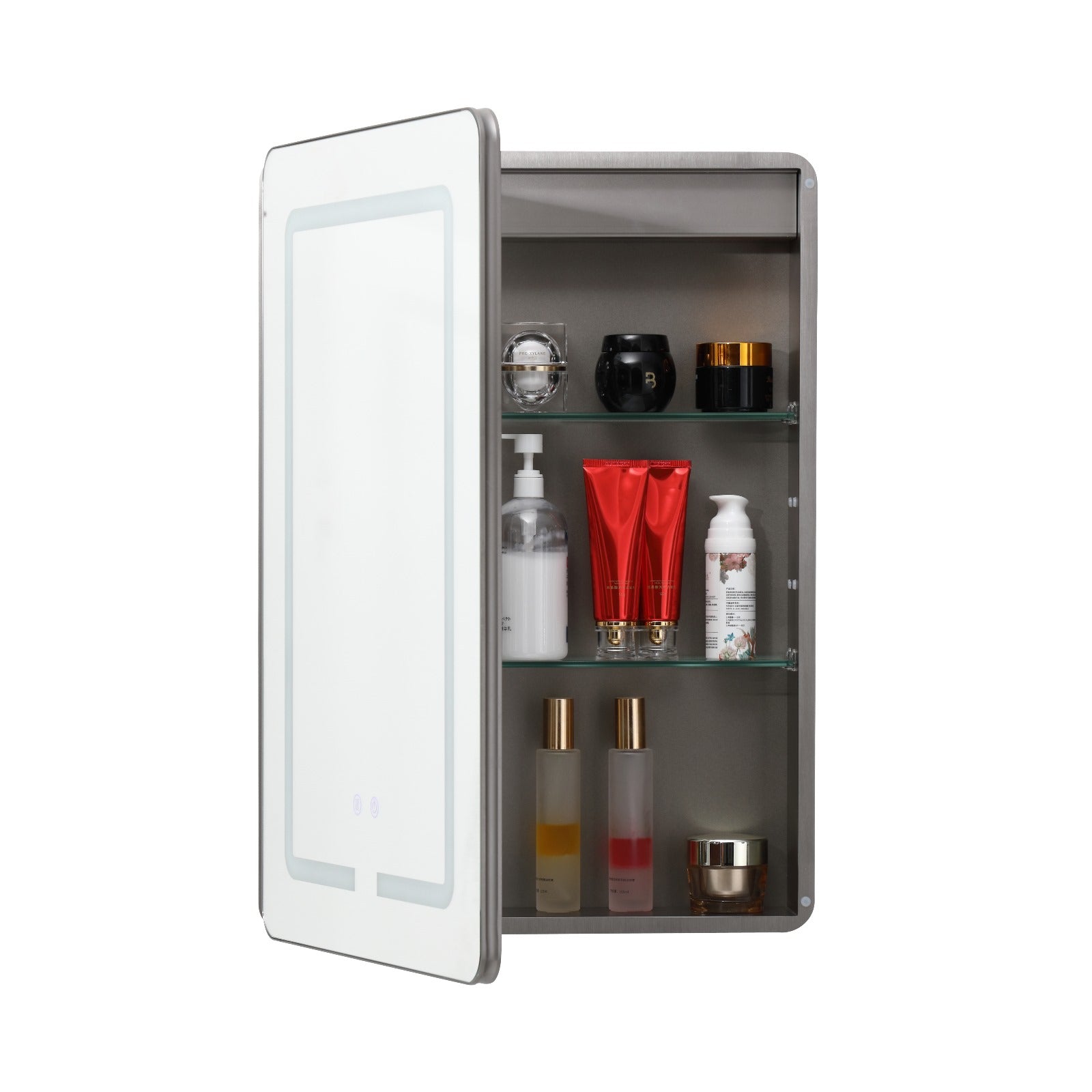 Dulap Baie Cu Oglinda LED Touch si Dezaburire 50x70cm