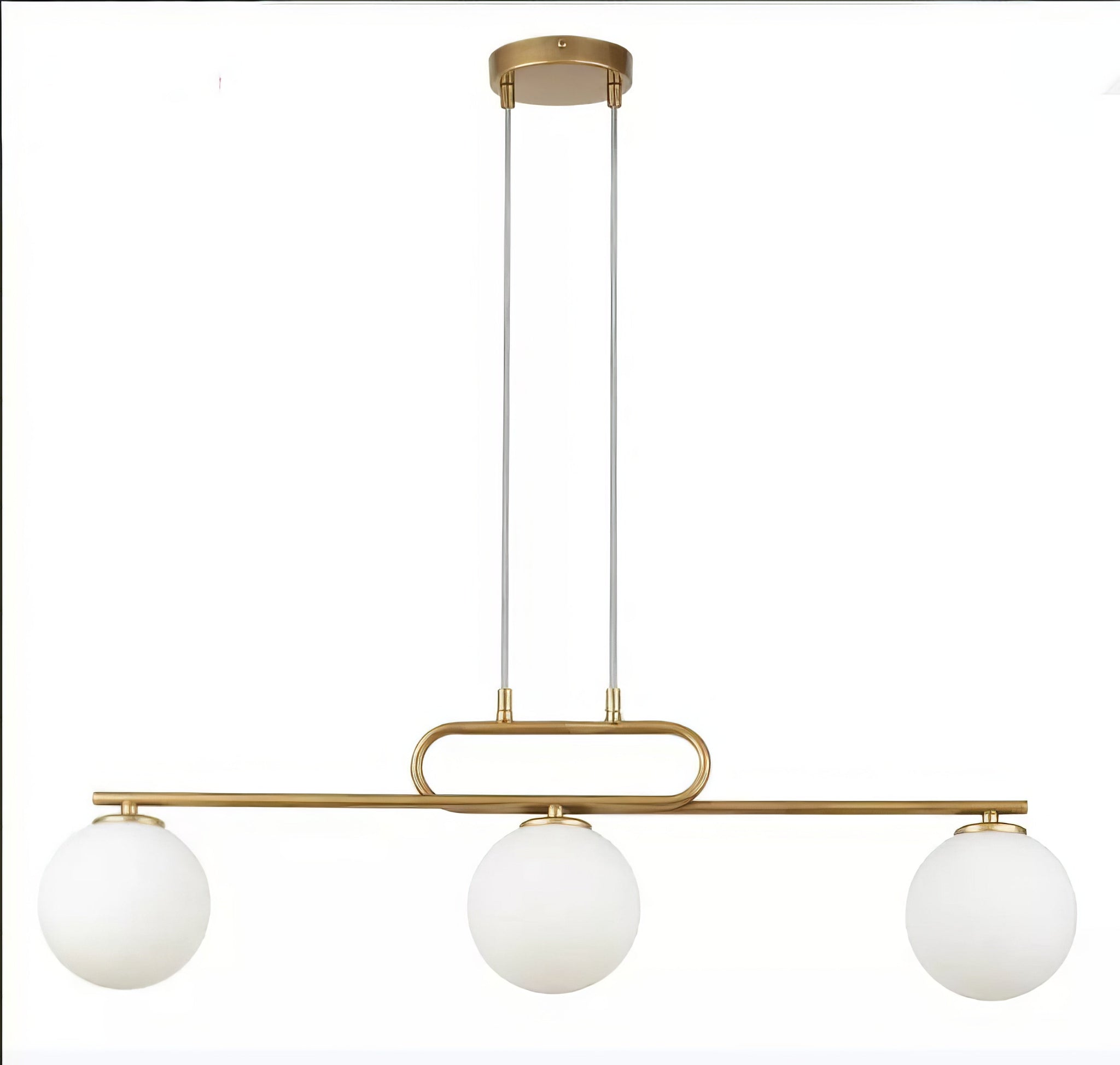 Lustra Abajur Suspendata ZENO 3xE27 Gold