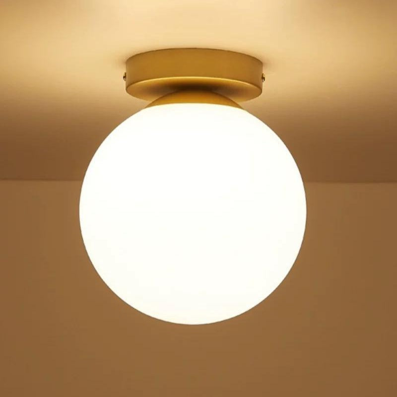 Lustra DRAL Gold Abajur Mat 1xE27