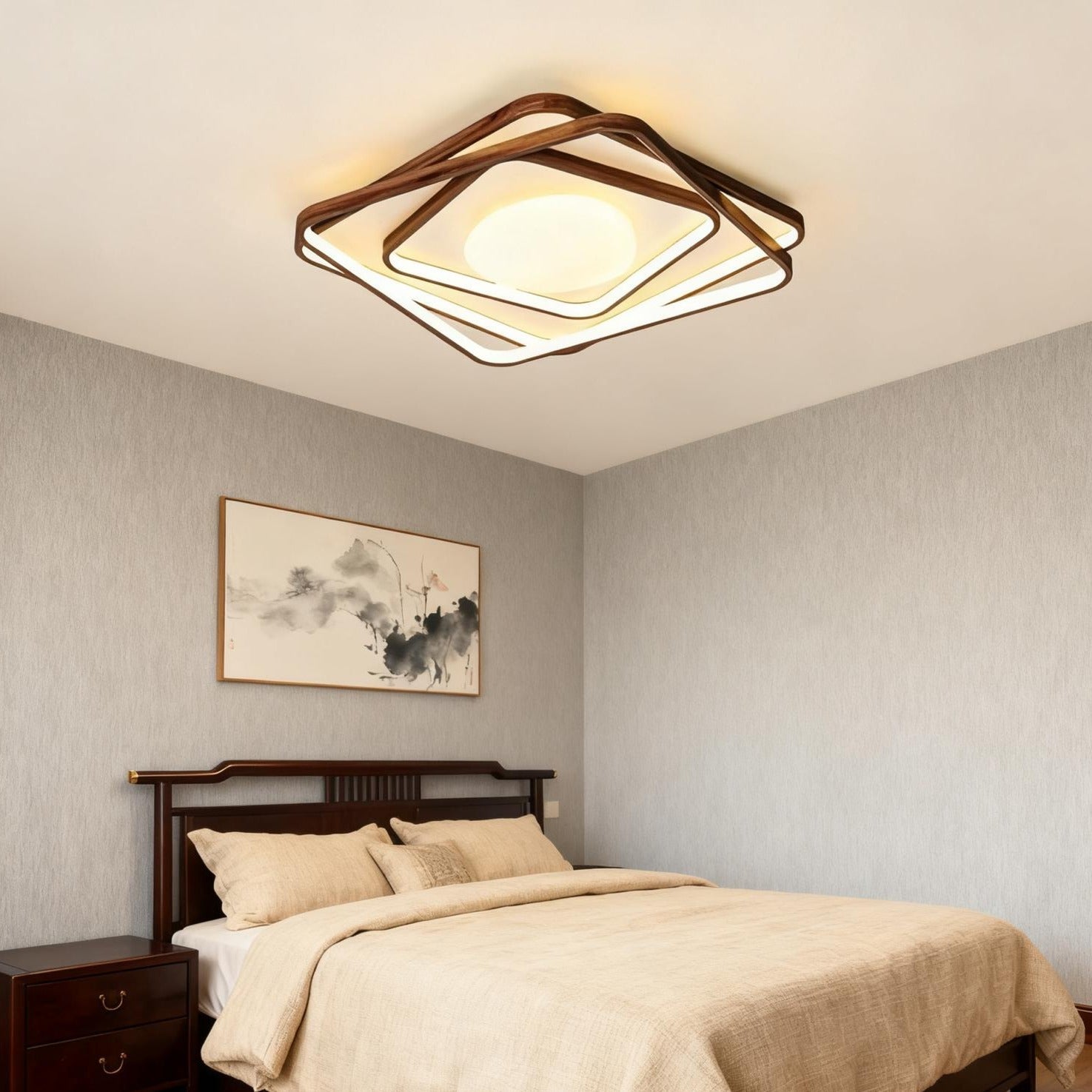 Lustra LED KREO Square Echivalent 900W Telecomanda