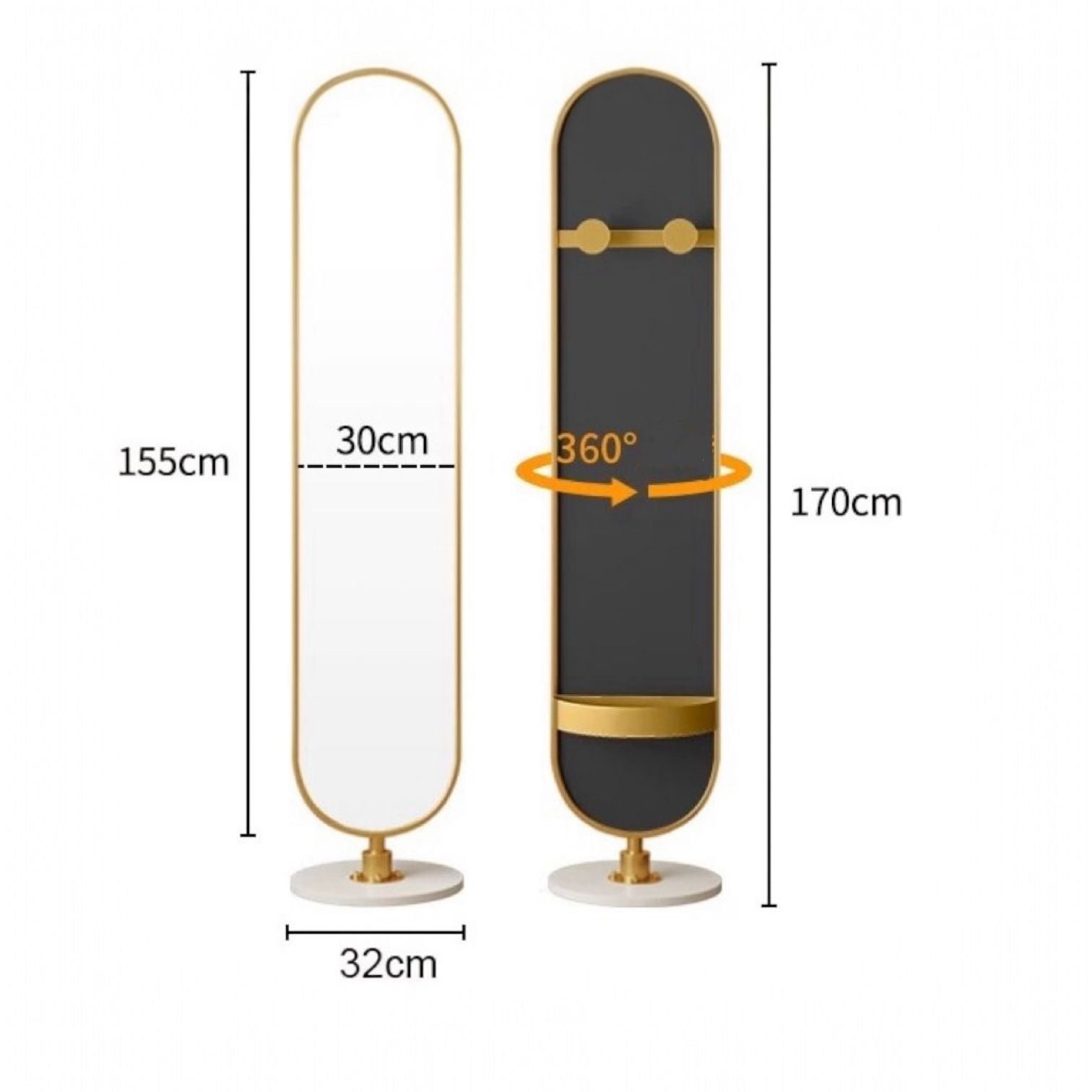 Oglinda Decorativa FEXA Gold 170x32CM