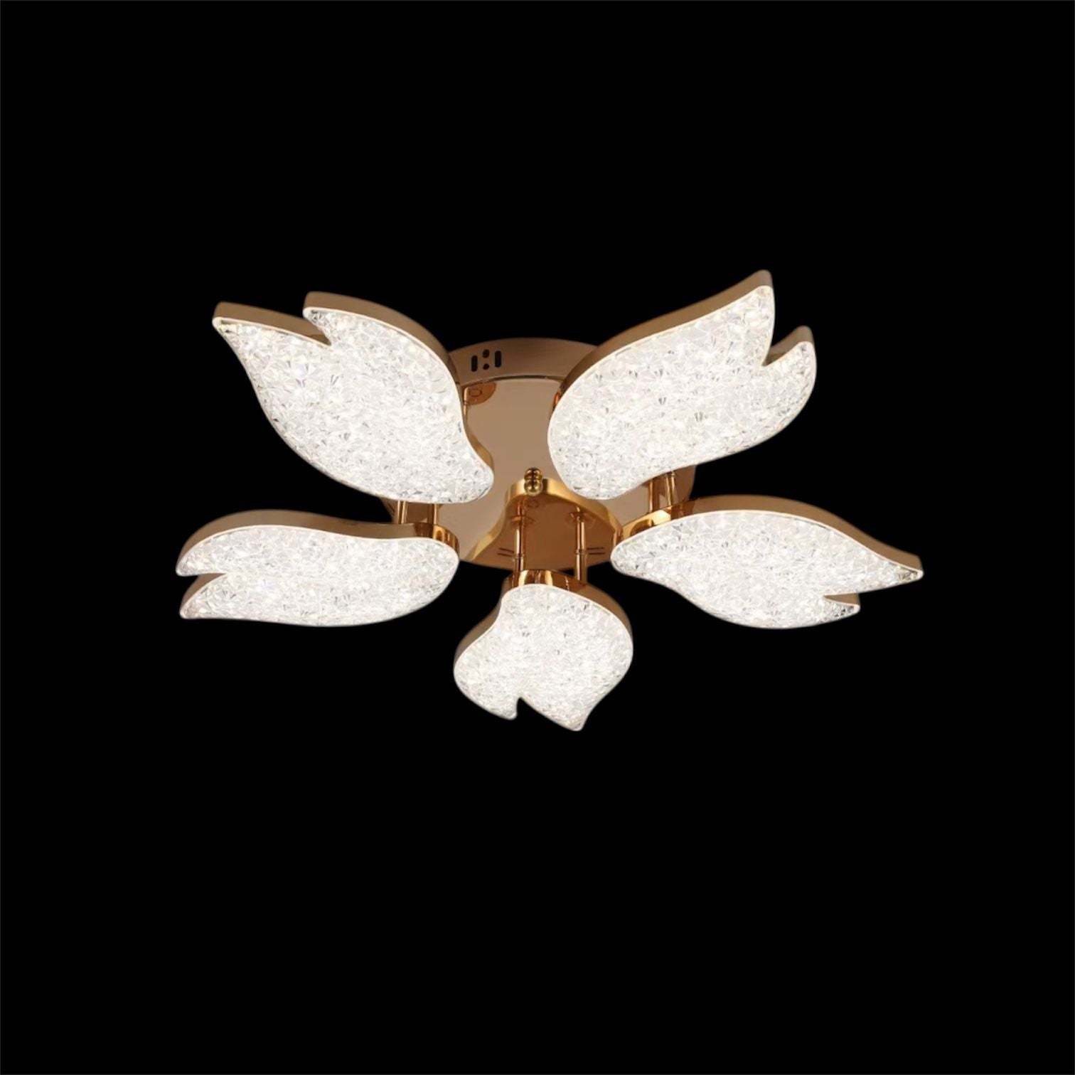 Lustra JIBO Gold Echivalent 500W Telecomanda