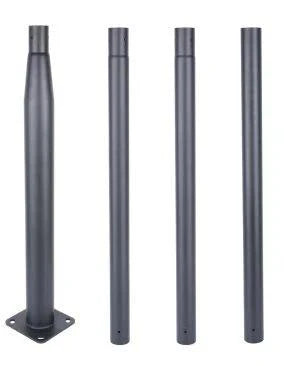 Stalp Metalic Gri Modular 3.5m