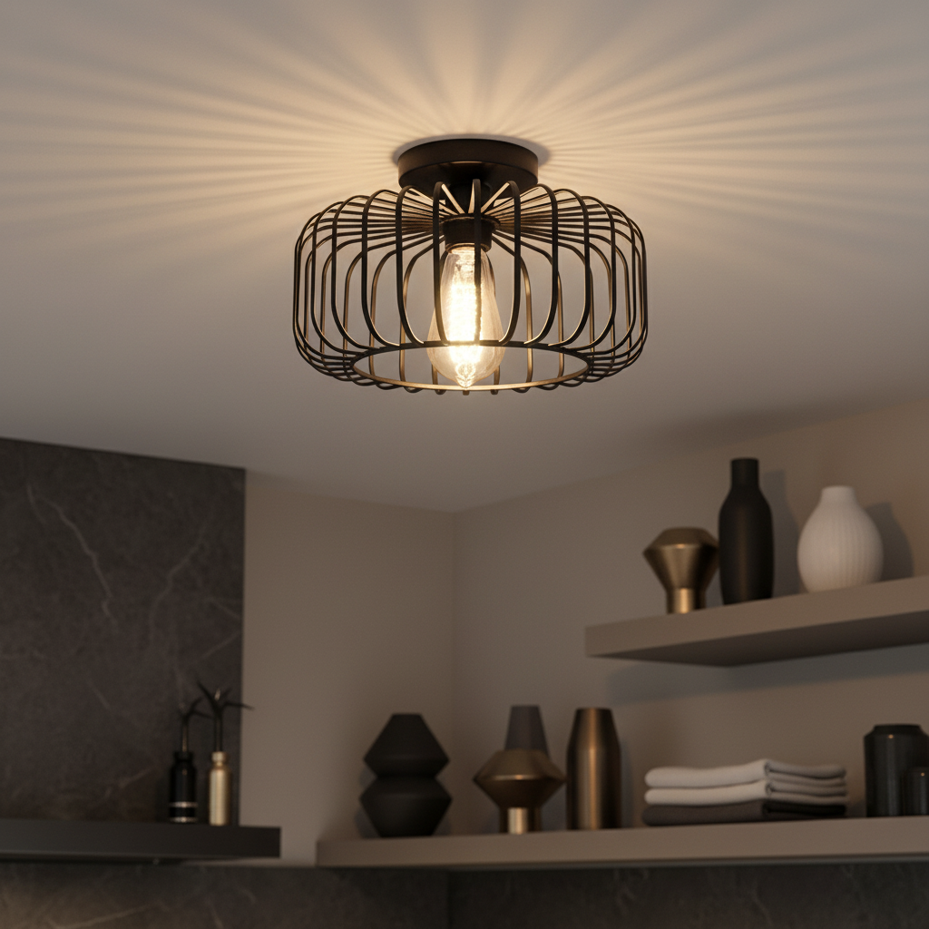 Lustra SEVI 1xE27 Black