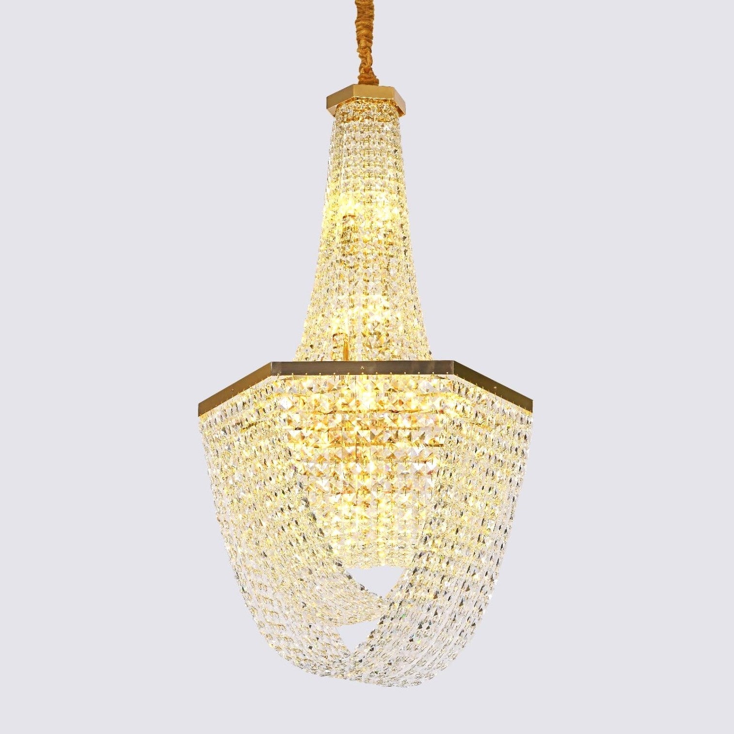 Candelabru Cristal LUXURY Golden 115cm -P82402